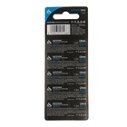 Батарейка алкалиновая (щелочная) Luazon, LR44, AG13, блистер, 10 штук - Фото 5