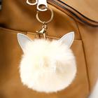 Пушистик на кольце "Котёночек" МИКС d=7 см (комплект 12 шт) - фото 20835336