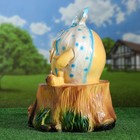 Садовая фигура "Колобок на пеньке" 43х34х31см  микс - Фото 2