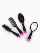 Набор парикмахерский, 4 предмета, 21.5 (±1) см, МИКС - Фото 1