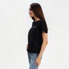 Футболка женская KAFTAN "Интеллигенция", черный, р-р 48-50 - Фото 2