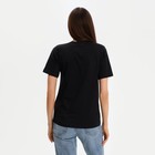 Футболка женская KAFTAN "Интеллигенция", черный, р-р 48-50 - Фото 3