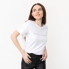 Футболка женская KAFTAN "Кино вино", белый, р-р 48-50 - Фото 4