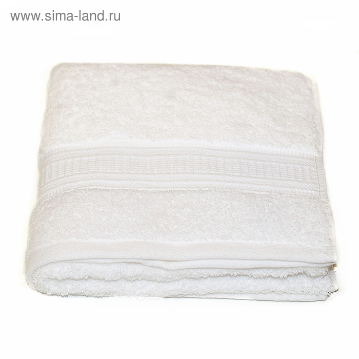 Полотенце, размер 50 × 90 см, белый - Фото 1