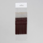 Крючок для вязания, d = 2,1 мм, 14 см, цвет коричневый - Фото 3