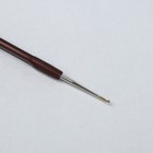 Крючок для вязания, d = 1 мм, 14 см, цвет коричневый - Фото 2