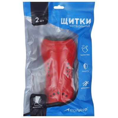 Щитки футбольные ONLYTOP, МИКС