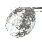 Люстра Рошель 3x60Вт E27 хром 42х42х26см. - фото 24229594