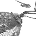 Люстра Рошель 3x60Вт E27 хром 42х42х26см. - фото 24229595