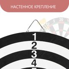 Дартс ONLYTOP, мишень диаметром 36 см, 6 дротиков - Фото 3