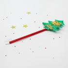 Ручка-прикол Calligrata «Ёлочка», с колокольчиками, синий стержень, шариковая - Фото 5