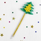 Ручка-прикол Calligrata «Ёлка», синий стержень, шариковая - Фото 2