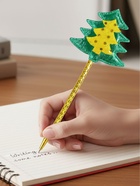 Ручка-прикол Calligrata «Ёлка», синий стержень, шариковая - Фото 2