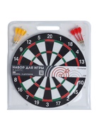 Дартс ONLYTOP, мишень диаметром 41 см, 6 дротиков - Фото 6