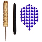 Дротики для дартса ONLYTOP, 3 шт., металлический наконечник, вес 18 г, цвет МИКС - Фото 3