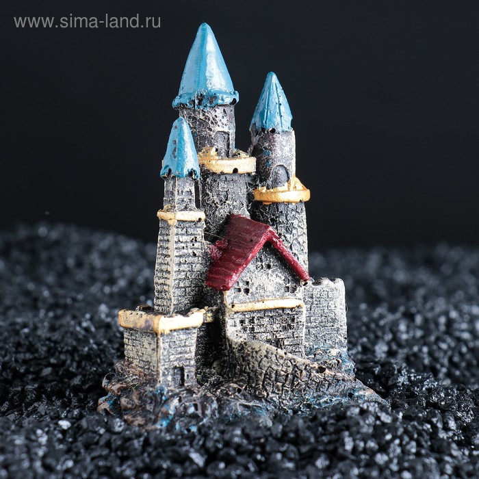 Декор для аквариума «Замок» малый, 7.5×6×10 см - Фото 1