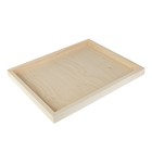 Планшет деревянный, с врезанной фанерой, 40 х 50 х 3,5 см, глубина 0.5 см, сосна - фото 9774366