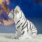 Садовая фигура "Тигрёнок" белый, 30х24 см - Фото 5