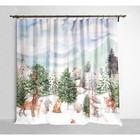Шторы «Этель. Лесная сказка», 145×260 см, 2 шт., 140 г/м² - Фото 1