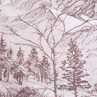 Комплект штор "Этель" Зимний пейзаж 145*260 см-2 шт, 100% п/э, 140 г/м2 - Фото 3
