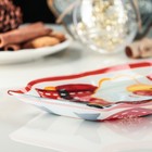 Блюдо стеклянное сервировочное Доляна «Санта Клаус», 24,2×15,5 см - Фото 4