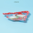 Блюдо сервировочное Доляна «Ёлочка. Поцелуй снеговика», 18×17.5 см, стекло - Фото 2