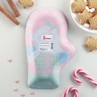 Блюдо стеклянное сервировочное Доляна «Рукавица. Дари подарки», 22,5×14 см - фото 53663213