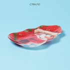 Блюдо сервировочное Доляна «Снеговик-обаяшка», 20.5×13 см, стекло - Фото 2