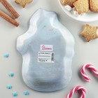 Блюдо стеклянное сервировочное Доляна «Снеговик и сказочный домик», 20×14,5 см - Фото 3