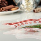 Блюдо стеклянное сервировочное Доляна «Колокольчик. Ёлочка», 18×17 см - Фото 3