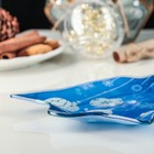 Блюдо стеклянное сервировочное Доляна «Колокольчик. Ёлочные игрушки», 18×17 см - Фото 2