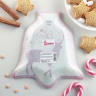 Блюдо стеклянное сервировочное Доляна «Колокольчик. Олень», 18×17 см - Фото 3