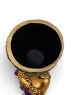 Фигура с кашпо «Девушка с цветами», 23×25×104 см, гипс, цвет бронзовый, фиолетовый - Фото 7