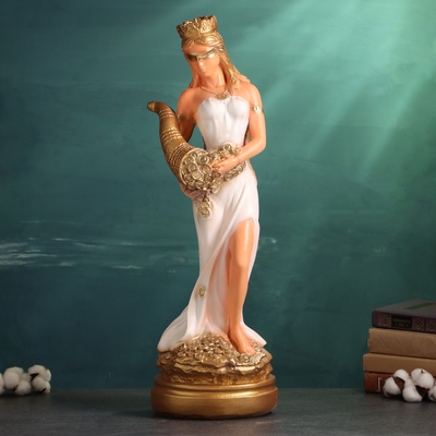 Фигура гипс «Фортуна большая», цветная, 63×20×20 см