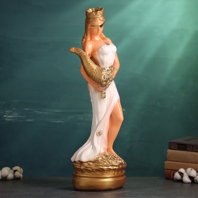Фигура гипс «Фортуна большая», цветная, 63×20×20 см