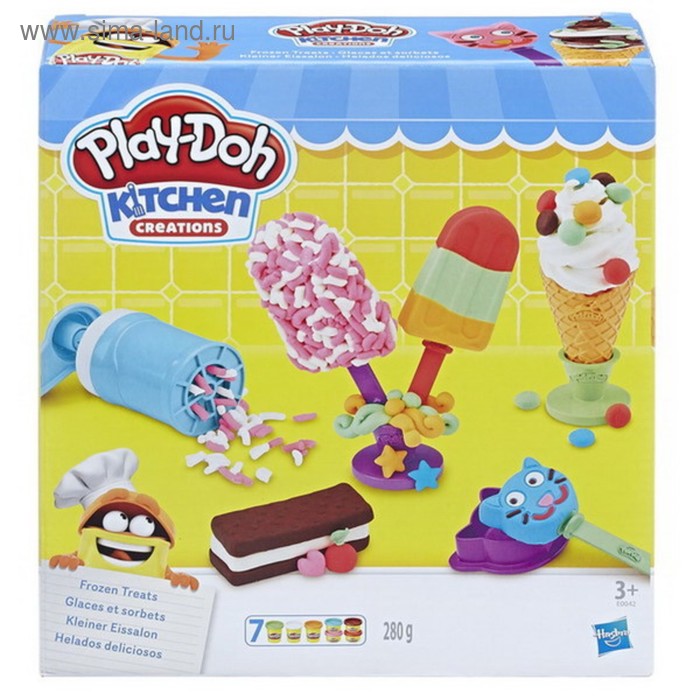 Игровой набор для лепки Play-doh «Создай любимое мороженое» - Фото 1