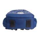 Рюкзак каркасный 38 х 30 х 20 см, Bruno Visconti "Сова", синий - фото 22650640