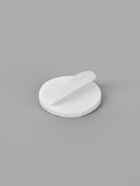 Клейкая лента двухсторонняя "Круглый белый" диаметр 0,8 см на листе 374 шт 25х19,5 см 3441592