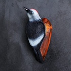 Подвесной декор из полистоуна «Дятел на ветке», 20×10 см - Фото 5