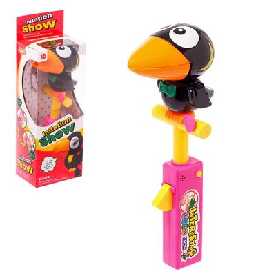 Говорящая игрушка «Каркуша-повторюша», с функцией записи голоса