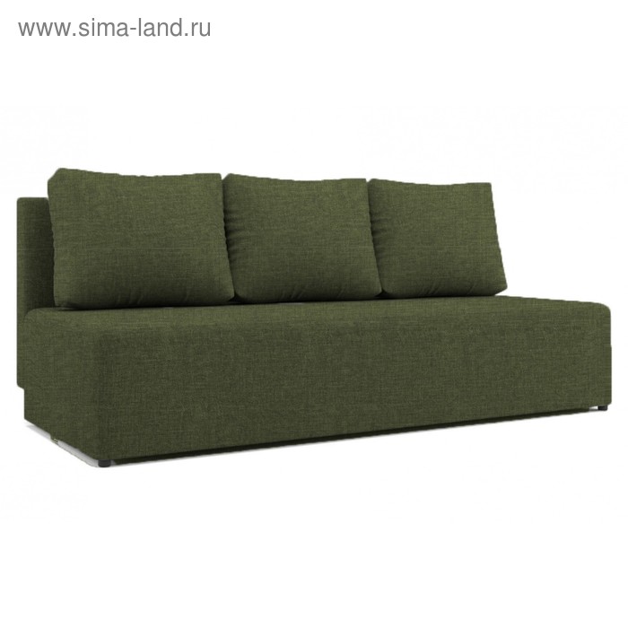 Диван «Алиса 2», еврокнижка, рогожка savana/arben, цвет green - Фото 1