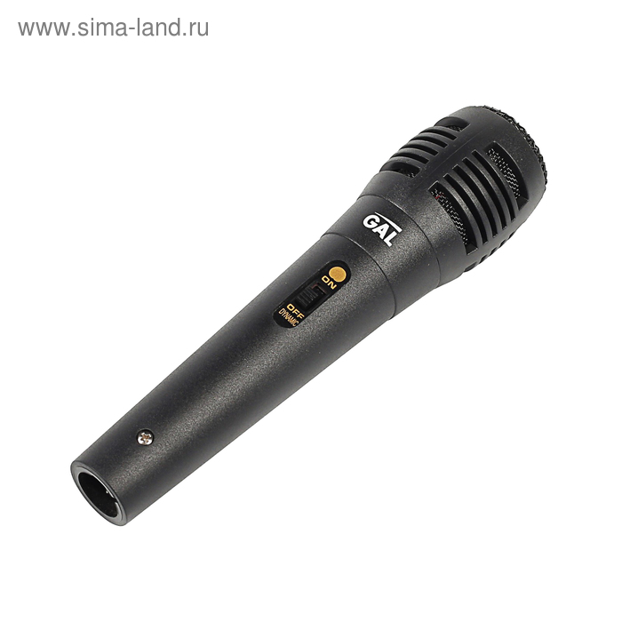 Микрофон GAL VM-175, 60-13000 Гц, выключатель 25 мм диафрагмы, 3 метра кабель, черный - Фото 1