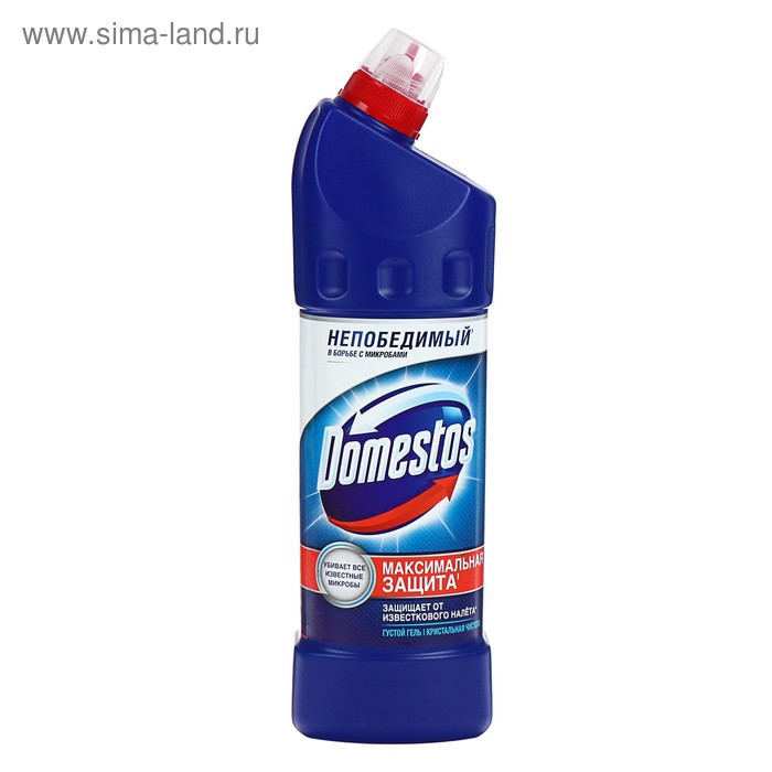 Чистящее средство Domestos "Кристальная чистота",1 л - Фото 1