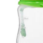 Бутылочка для кормления M&B, классическое горло, с ручками, от 0 мес., 150 мл., приталенная, зелёный - Фото 4