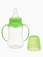 Бутылочка для кормления M&B, классическое горло, с ручками, от 0 мес., 150 мл., приталенная, зелёный 2969764