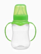 Бутылочка для кормления M&B, классическое горло, с ручками, от 0 мес., 150 мл., приталенная, зелёный 2969764