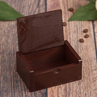 Шкатулка фанера с гравюрой "Два слоника" 4х6х8,5 см - Фото 3