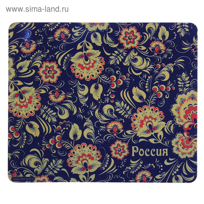 Коврик для мыши "Хохлома черная" - Фото 1