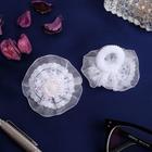 Резинка для волос «Первоклашка», ромашка перламутр, набор 2 шт., 5.5 см, белая - Фото 2