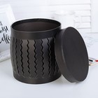 Набор коробок 3 в 1, чёрный, 20×20×20 - 16×16×16 см - фото 61518660